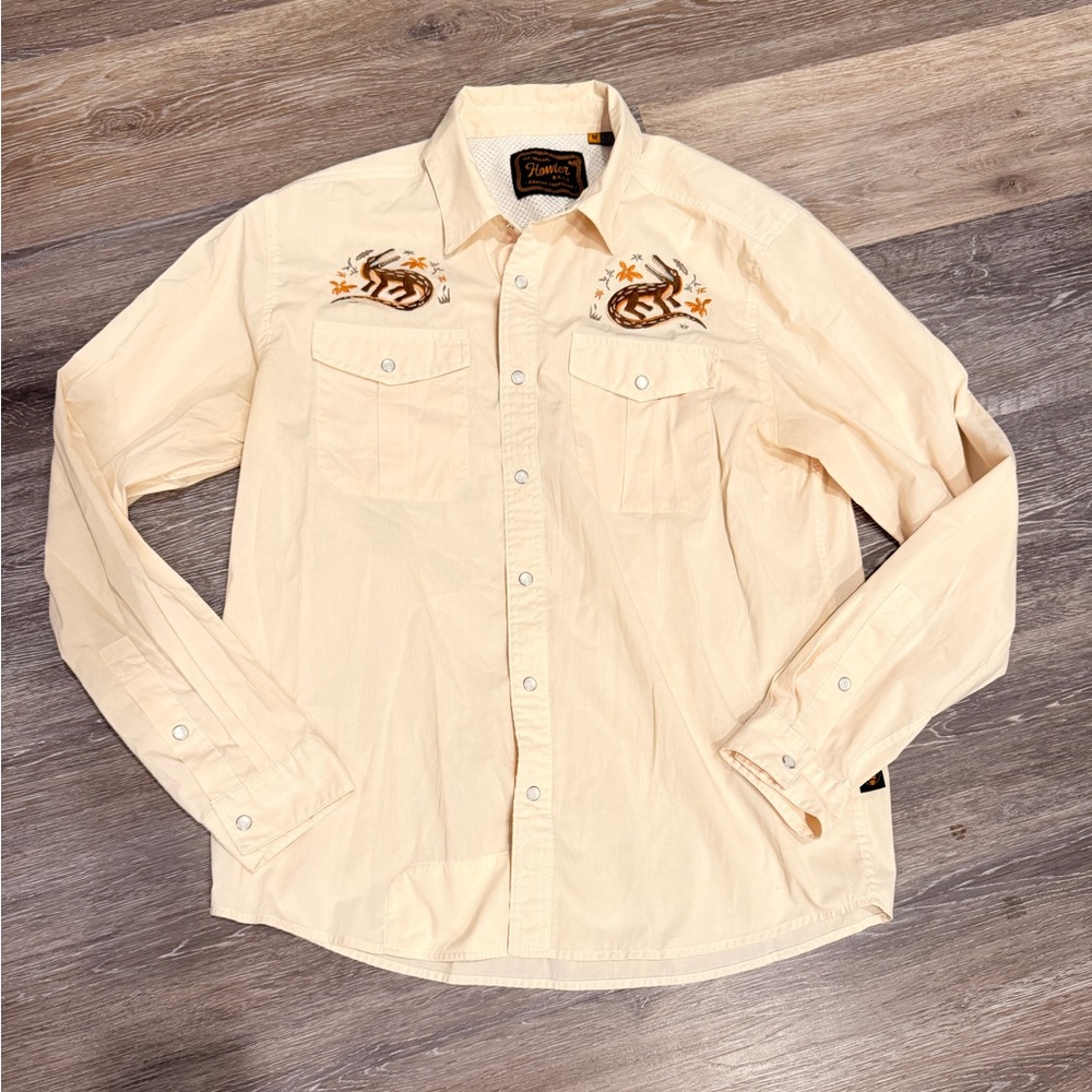 Howler brothers embroidered shirt